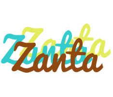 Zanta cupcake logo