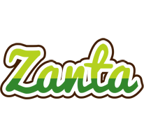 Zanta golfing logo