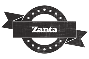 Zanta grunge logo