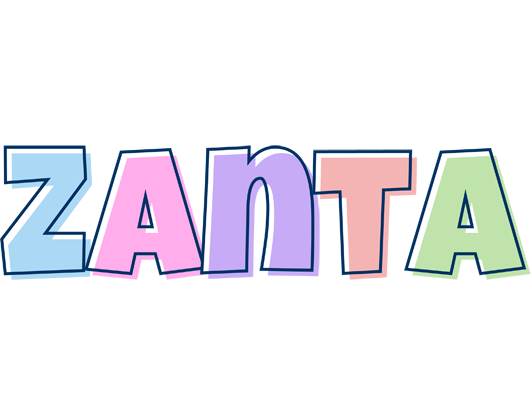 Zanta pastel logo