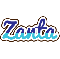 Zanta raining logo