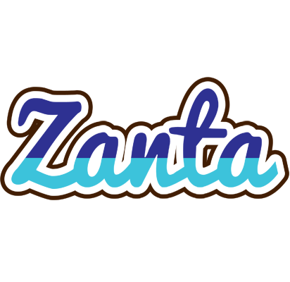 Zanta raining logo