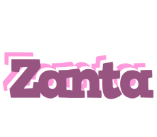 Zanta relaxing logo