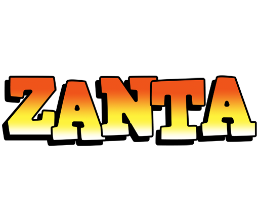 Zanta sunset logo