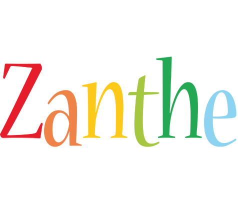 Zanthe birthday logo