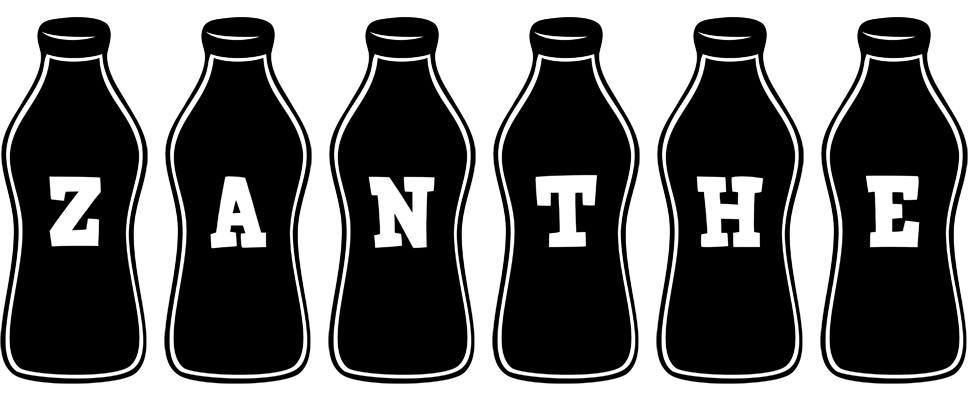 Zanthe bottle logo