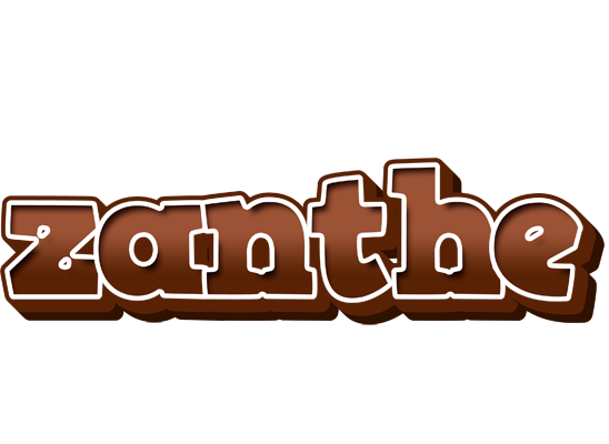 Zanthe brownie logo