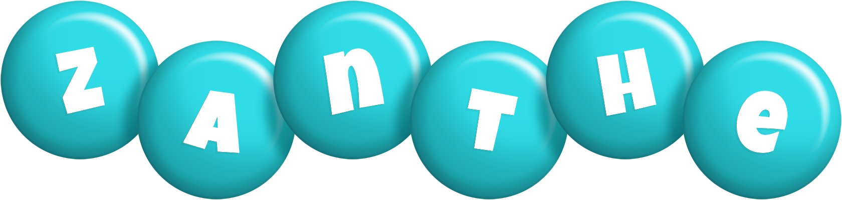 Zanthe candy-azur logo