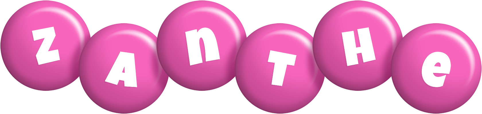 Zanthe candy-pink logo
