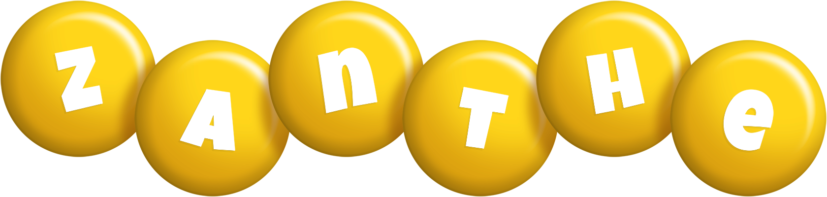Zanthe candy-yellow logo