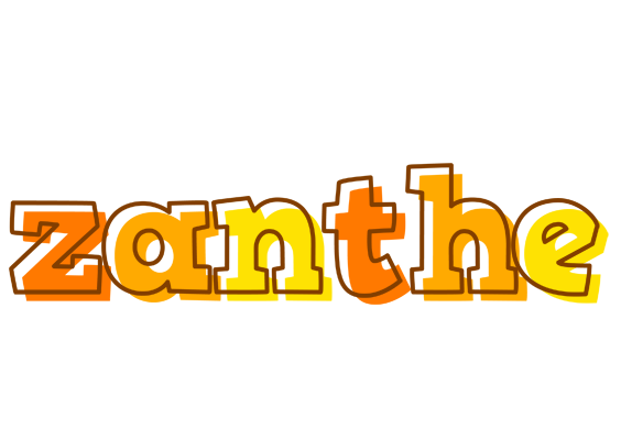 Zanthe desert logo