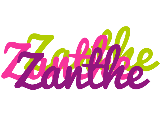 Zanthe flowers logo