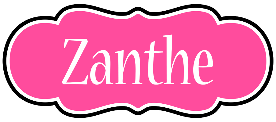 Zanthe invitation logo