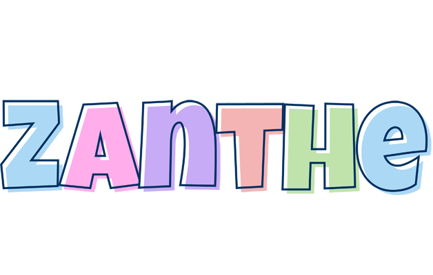Zanthe pastel logo