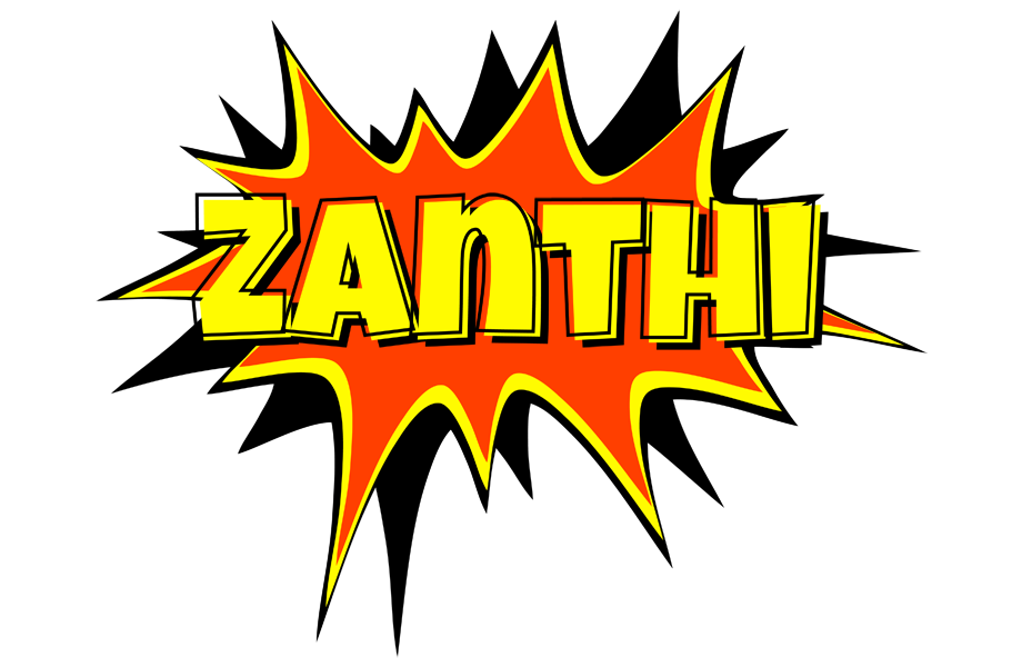 Zanthi bazinga logo