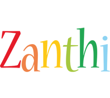 Zanthi birthday logo