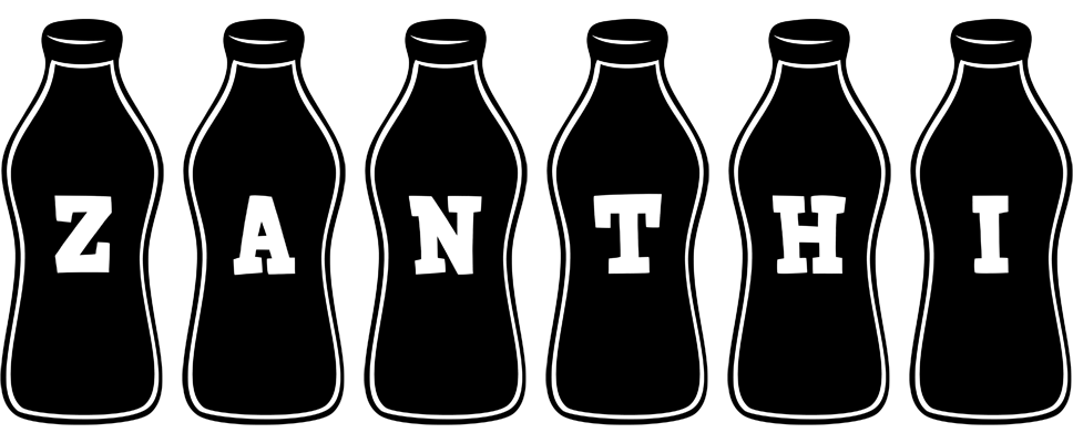 Zanthi bottle logo