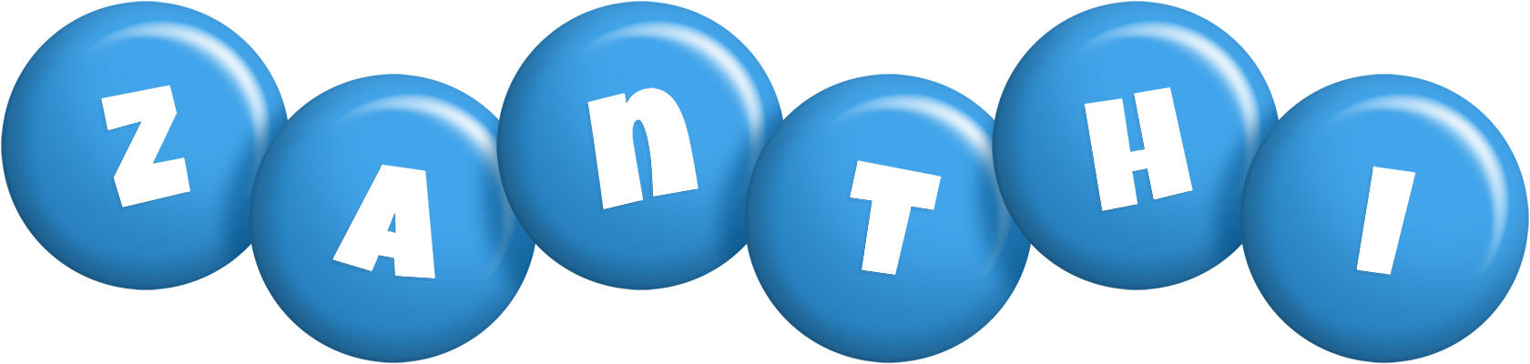 Zanthi candy-blue logo