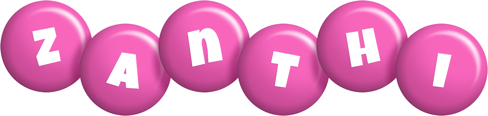 Zanthi candy-pink logo