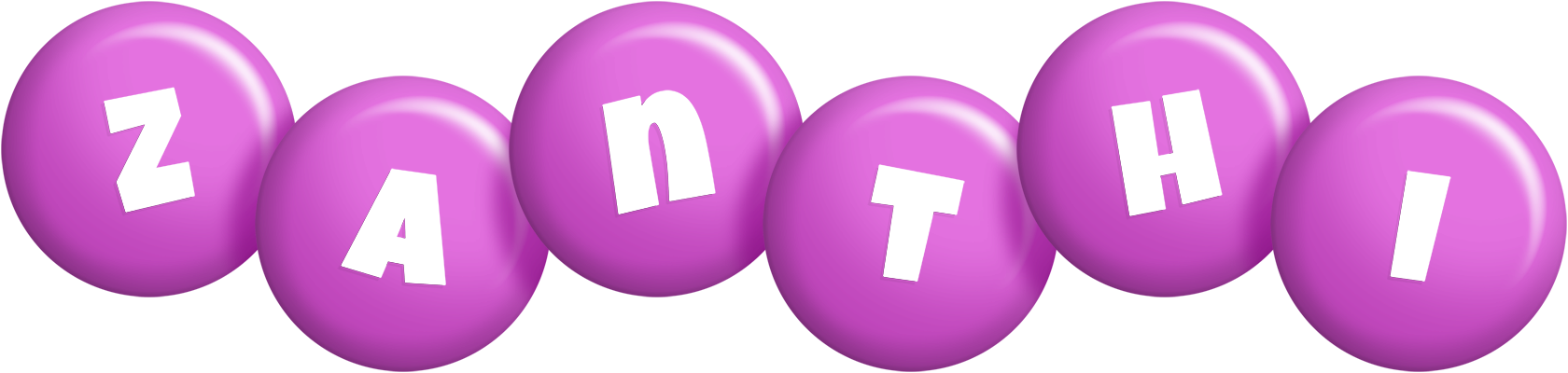 Zanthi candy-purple logo