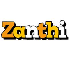 Zanthi cartoon logo