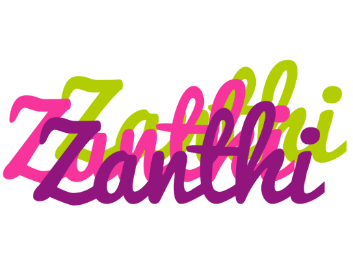 Zanthi flowers logo
