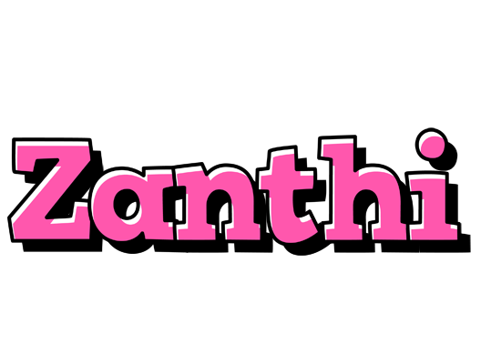 Zanthi girlish logo