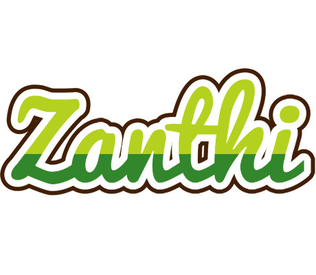 Zanthi golfing logo