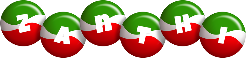 Zanthi italy logo