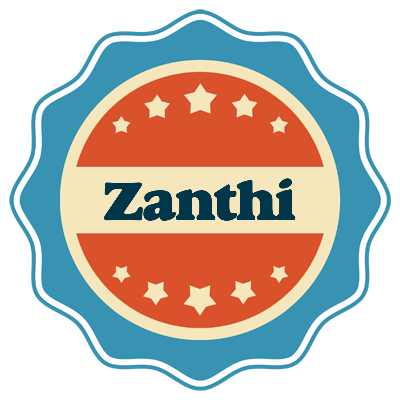 Zanthi labels logo