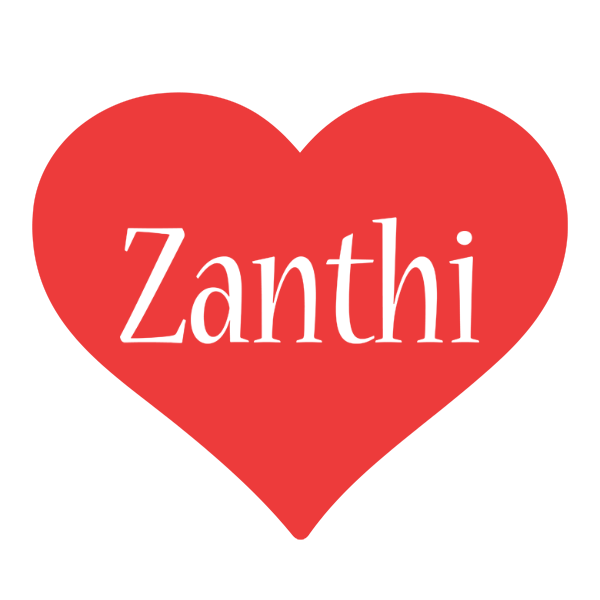 Zanthi love logo