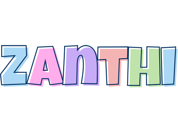 Zanthi pastel logo