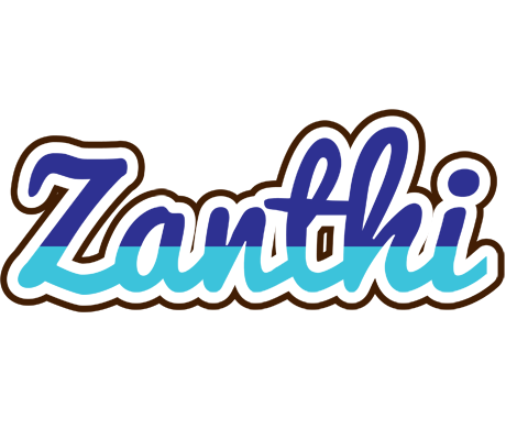 Zanthi raining logo