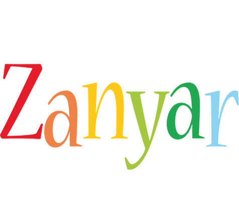 Zanyar birthday logo