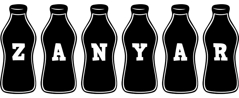 Zanyar bottle logo