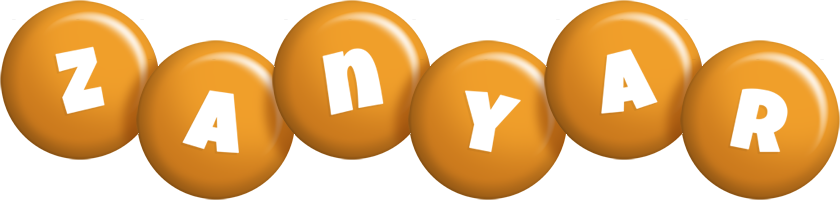 Zanyar candy-orange logo