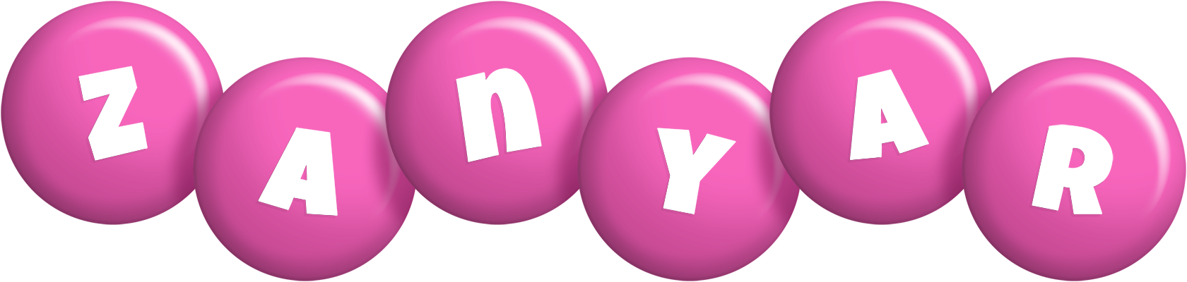 Zanyar candy-pink logo
