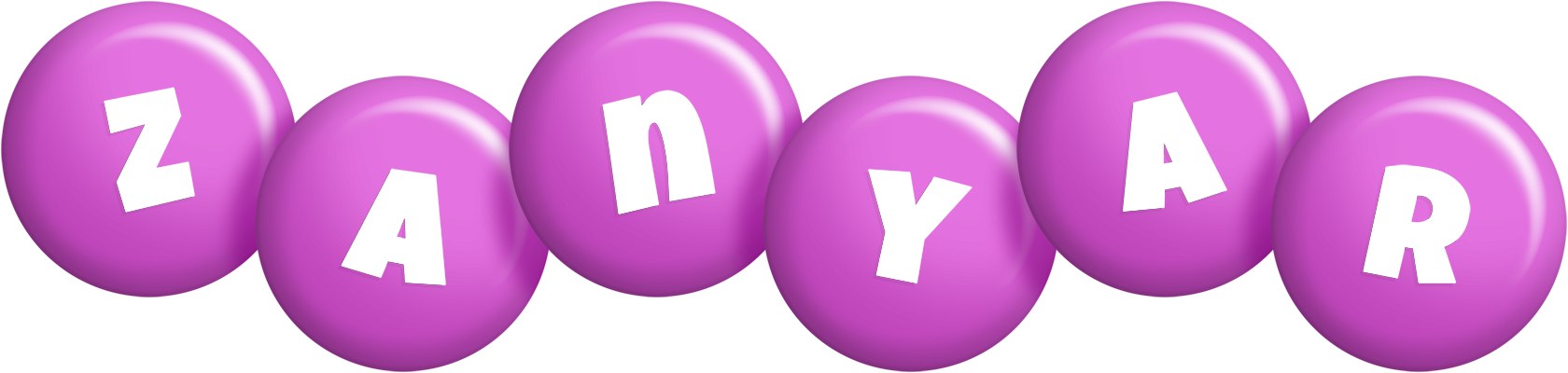 Zanyar candy-purple logo