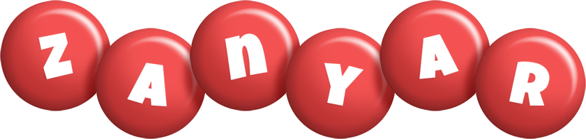 Zanyar candy-red logo