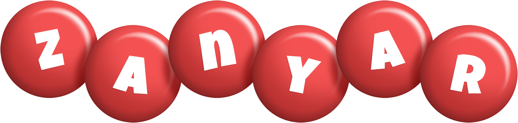 Zanyar candy-red logo