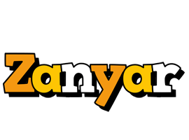 Zanyar cartoon logo