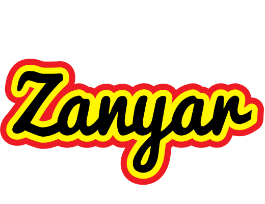 Zanyar flaming logo