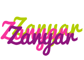 Zanyar flowers logo