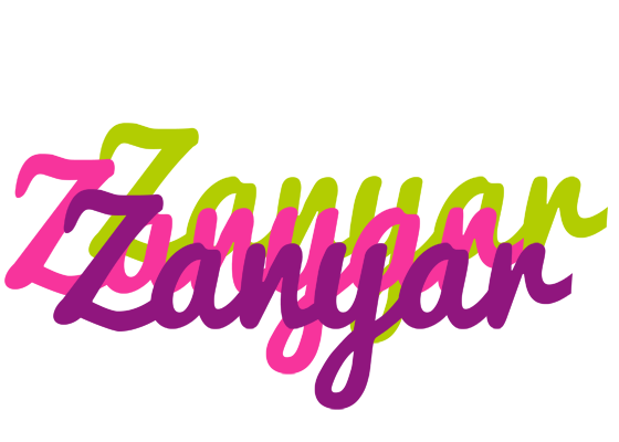 Zanyar flowers logo