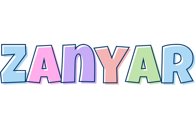 Zanyar pastel logo