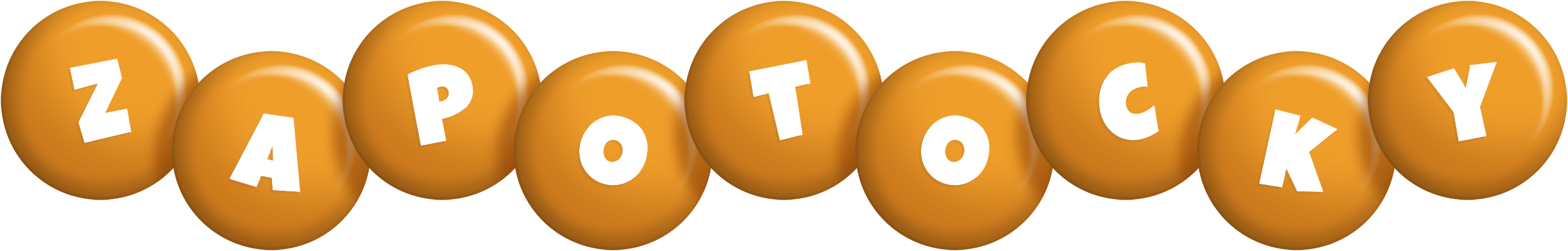 Zapotocky candy-orange logo