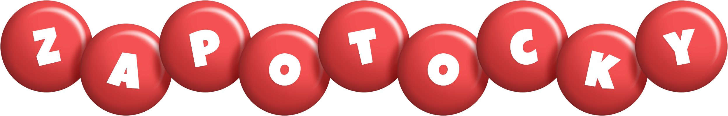 Zapotocky candy-red logo