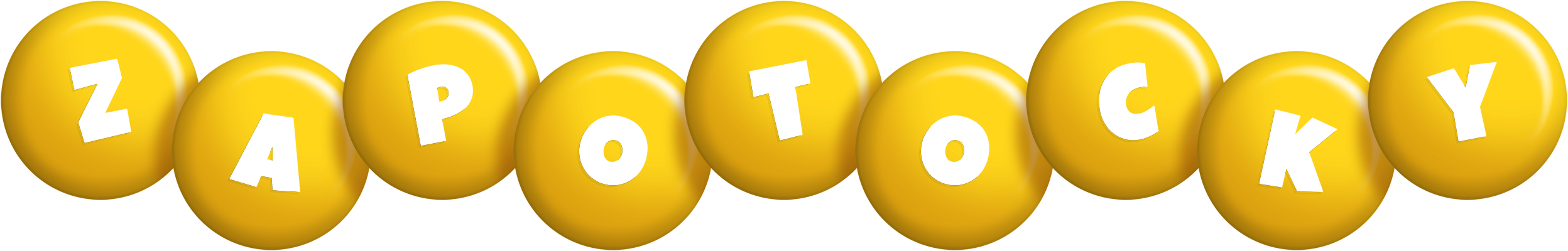 Zapotocky candy-yellow logo