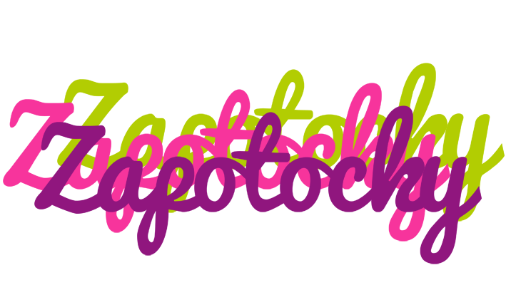 Zapotocky flowers logo