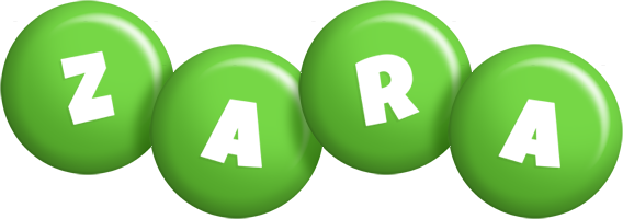 Zara candy-green logo